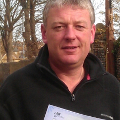 Image of Jeremy Lawson with pass certificate - Revolution Driving School
